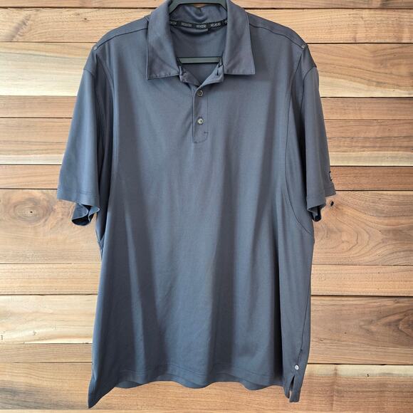 Ogio Mens Polo Golf Shirt Performance Short Sleeve XXL Gray uniform minimalist - Picture 1 of 10